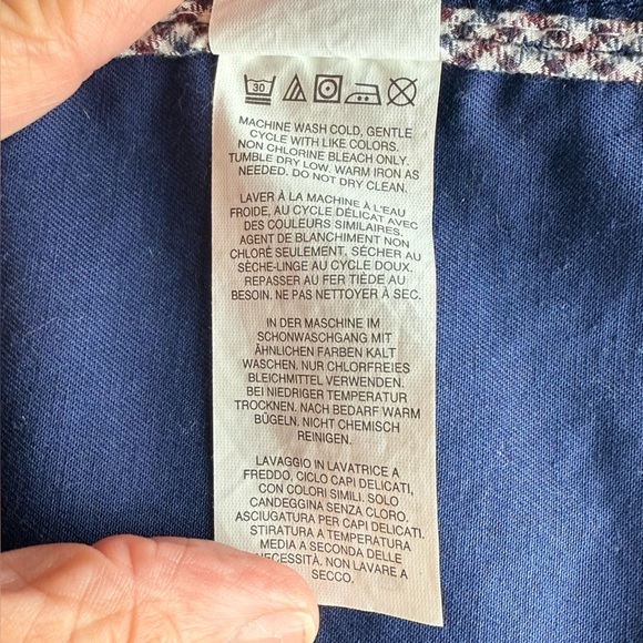 J. Crew Navy Utility Jacket with Gold Buttons, size small, Fall, Spring - Picture 7 of 11